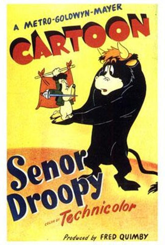 Senor Droopy Movie Poster Print