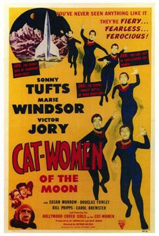 Cat Women Of The Moon Movie Poster Print