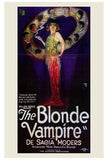 The Blonde Vampire Movie Poster Print