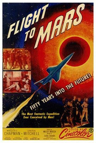 Flight To Mars Movie Poster Print