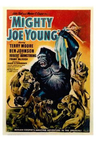 Mighty Joe Young Movie Poster Print