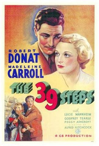 The 39 Steps Movie Poster Print