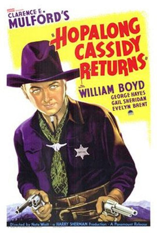 Hopalong Cassidy Returns Movie Poster Print