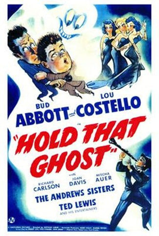 Hold That Ghost Movie Poster Print