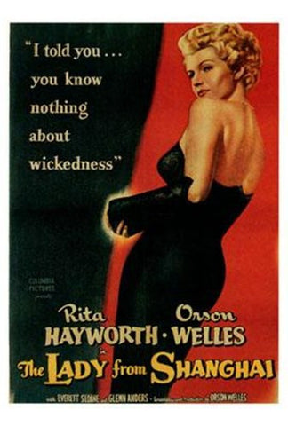 The Lady From Shanghai Movie Poster Print