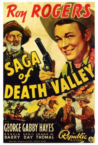 Saga Of Death Valley Movie Poster Print