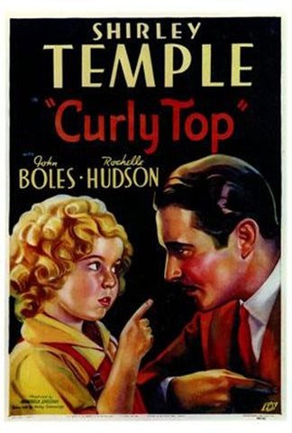 Curly Top Movie Poster Print