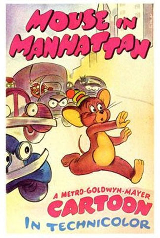 Mouse In Manhattan Movie Poster Print
