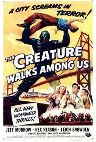The Creature Walks Among Us Movie Poster Print