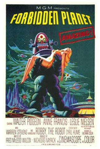 Forbidden Planet Movie Poster Print