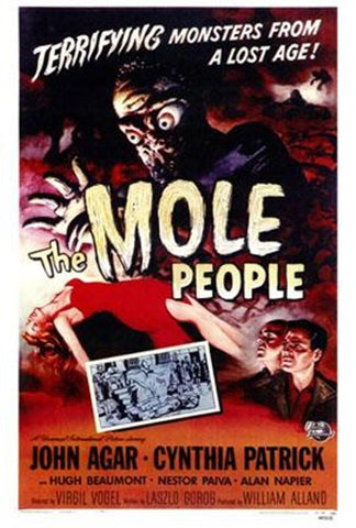 The Mole People Movie Poster Print