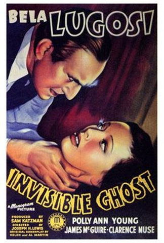Invisible Ghost Movie Poster Print