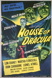 House Of Dracula Movie Poster Print
