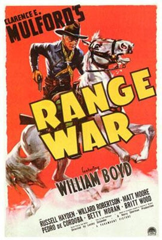 Range War Movie Poster Print