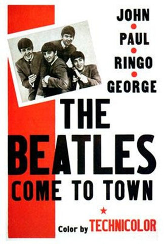 The Beatles Come To Town Movie Poster Print