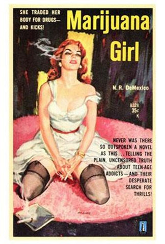 Marijuana Girl Movie Poster Print