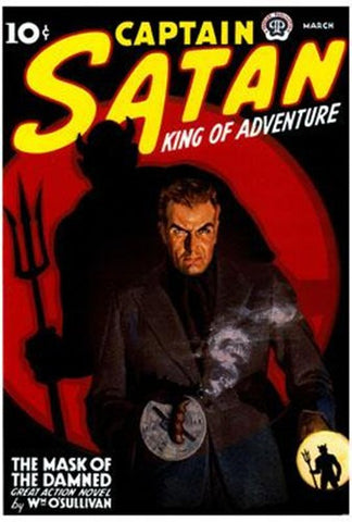 Captain Satan King Of Adventure Movie Poster Print