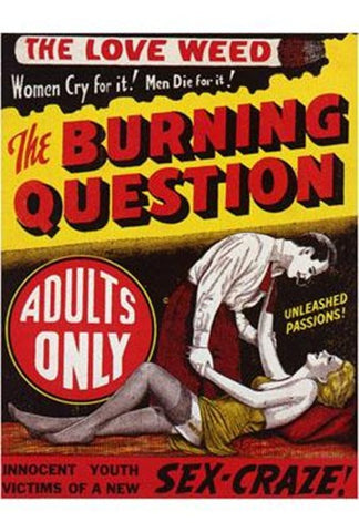 The Burning Question Movie Poster Print
