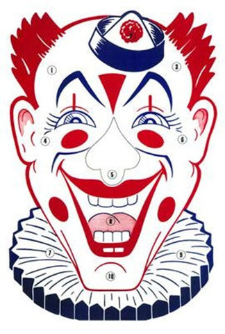 Clown Face Movie Poster Print