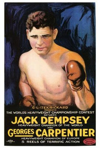 Jack Dempsey Vs Georges Carpenter Movie Poster Print