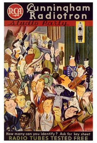 Studio Party Movie Poster Print