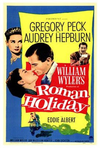 Roman Holiday Movie Poster Print