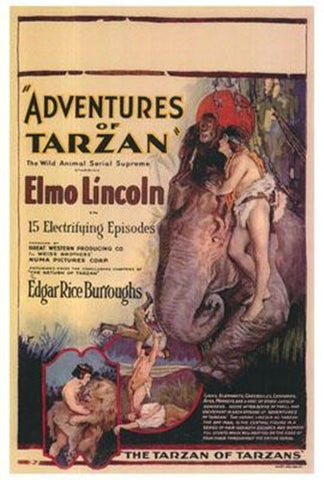The Adventures Of Tarzan Movie Poster Print