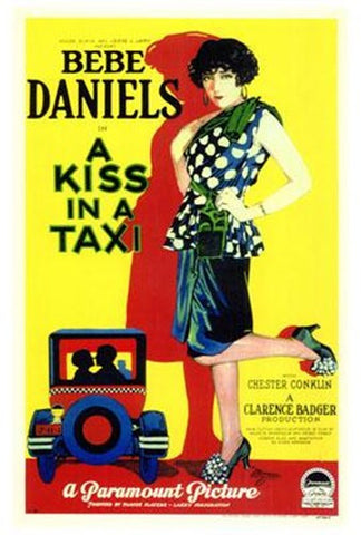 A Kiss In a Taxi Movie Poster Print