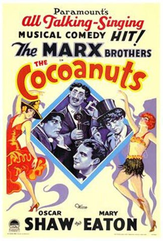 The Cocoanuts Movie Poster Print