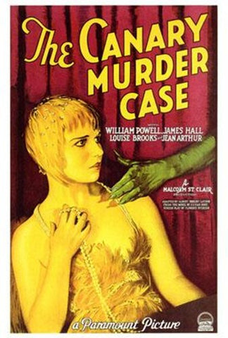 The Canary Murder Case Movie Poster Print