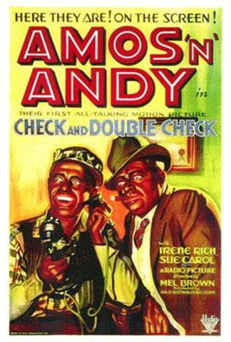 Check And Double Check Movie Poster Print