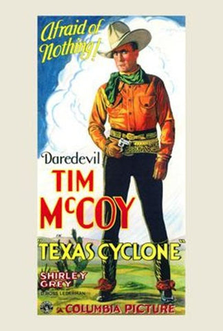 Texas Cyclone Movie Poster Print