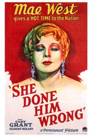 She Done Him Wrong Movie Poster Print