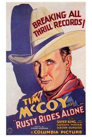 Rusty Rides Alone Movie Poster Print