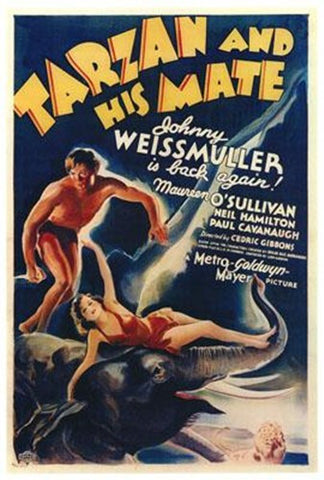 Tarzan And His Mate Movie Poster Print