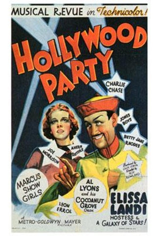 Hollywood Party Movie Poster Print