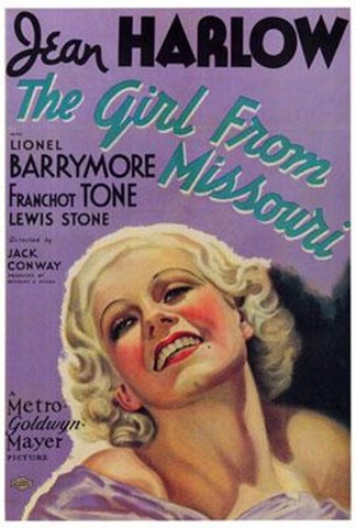 The Girl From Missouri Movie Poster Print