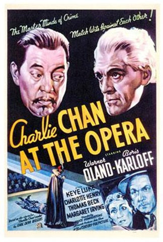 Charlie Chan At The Opera Movie Poster Print