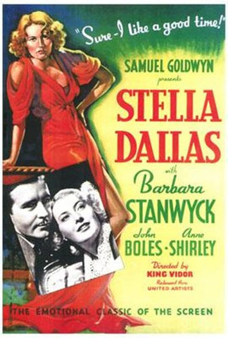 Stella Dallas Movie Poster Print