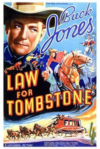 Law For Tombstone Movie Poster Print