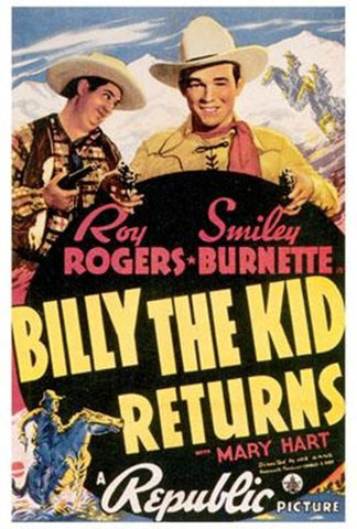 Billy The Kid Returns Movie Poster Print