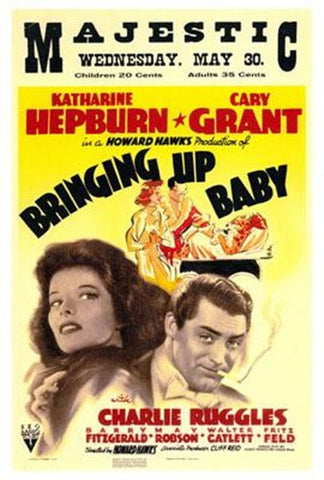 Bringing Up Baby Movie Poster Print