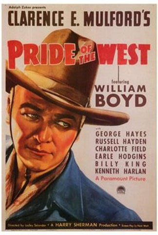 Pride Of The West Movie Poster Print