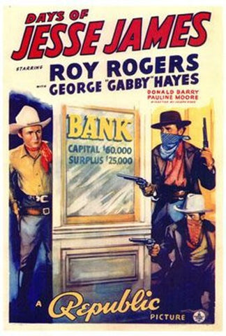 Days Of Jesse James Movie Poster Print