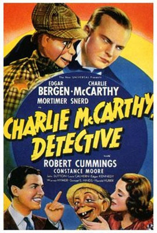 Charlie Mccarthy  Detective Movie Poster Print