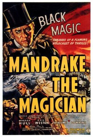 Mandrake The Magician Movie Poster Print