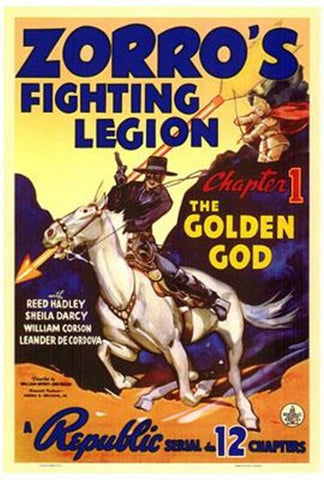 Zorro's Fighting Legion Movie Poster Print
