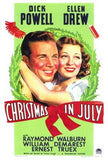 Christmas In July Movie Poster Print