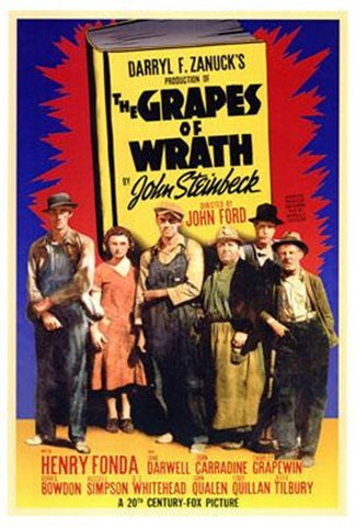 The Grapes Of Wrath Movie Poster Print