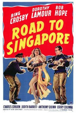 Road To Singapore Movie Poster Print